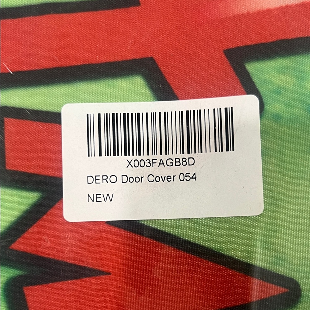 Grinch Christmas Door Cover Green and Red New In Package 3x6 - Picture 3 of 3